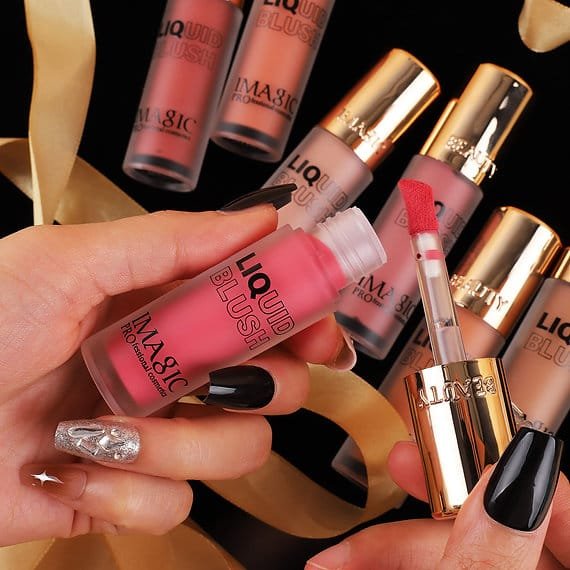 IMAGIC PROfessional Cosmetic 8 COlORS CHEEK LIQUID BLUSHER FA140-05 - Image 3