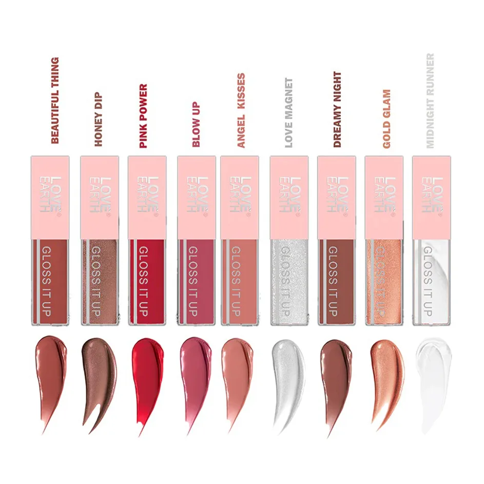 Love Earth Pack Of Nine Gloss It Up 18Ml - Image 2