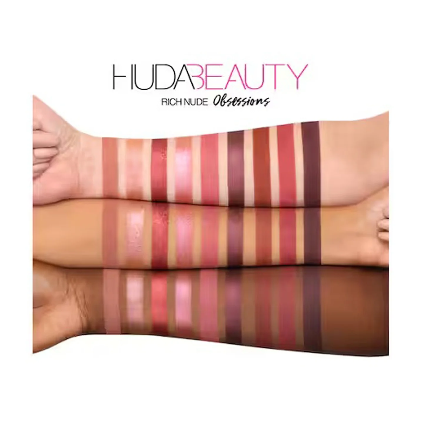 Huda Beauty Nude Obesessions Mini Eyeshadow Palette 9*1.1g - Image 2