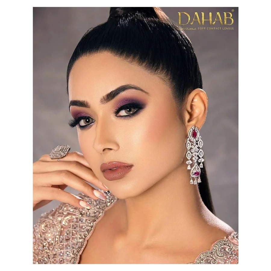 Dahab Contact Lenses 17 Lumirere Brown 5 PAIR BOX - Image 3