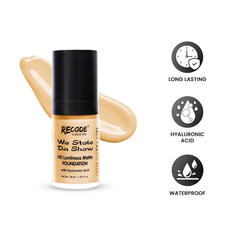 03 HD Luminous Matte Foundation 30 ML 03 Sindhu - Image 5