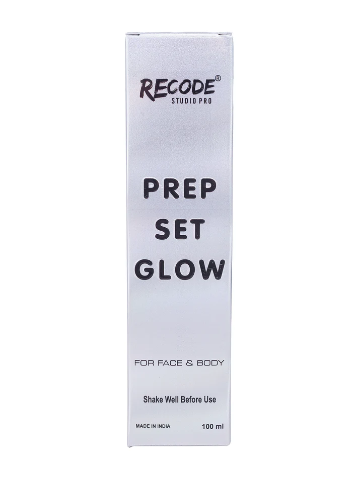 Recode Prep Set Glow-100 ML with Golden Shimmer - Image 2