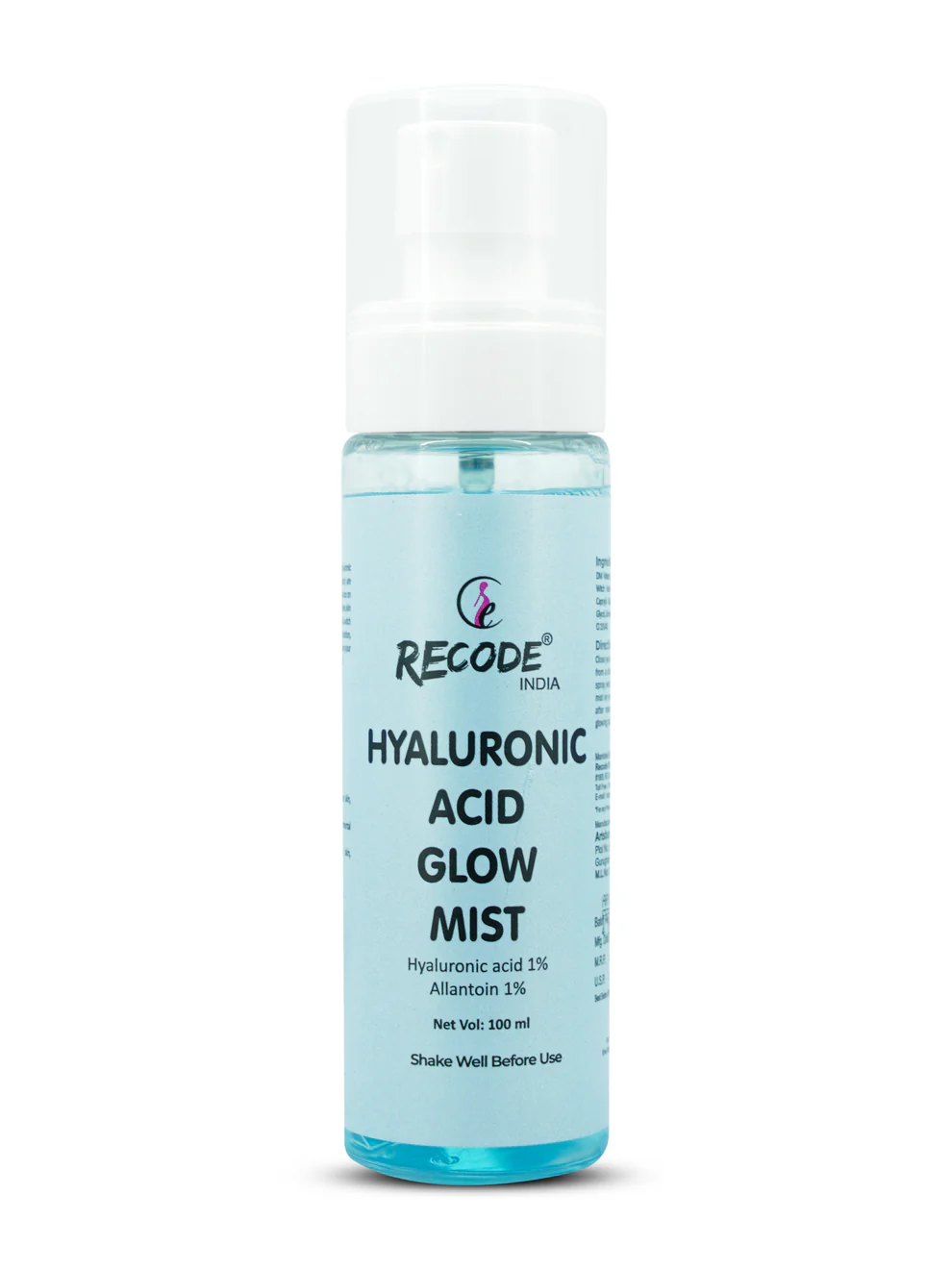 Recode Hyaluronic Acid Glow Mist -100 ML