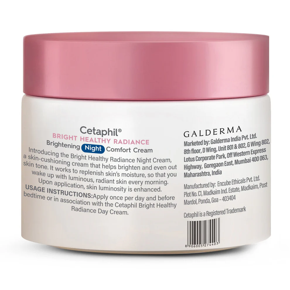 Cetaphil Bright Healthy Radiance Brightening Night Comfort Cream 50gm - Image 2