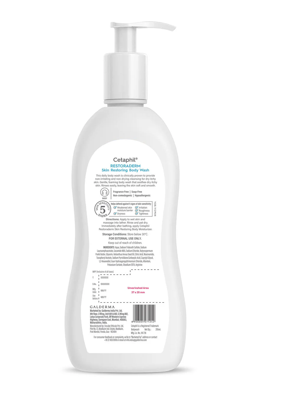 Cetaphil Restoraderm Body Wash 295ml for Very Dry Skin - Image 2