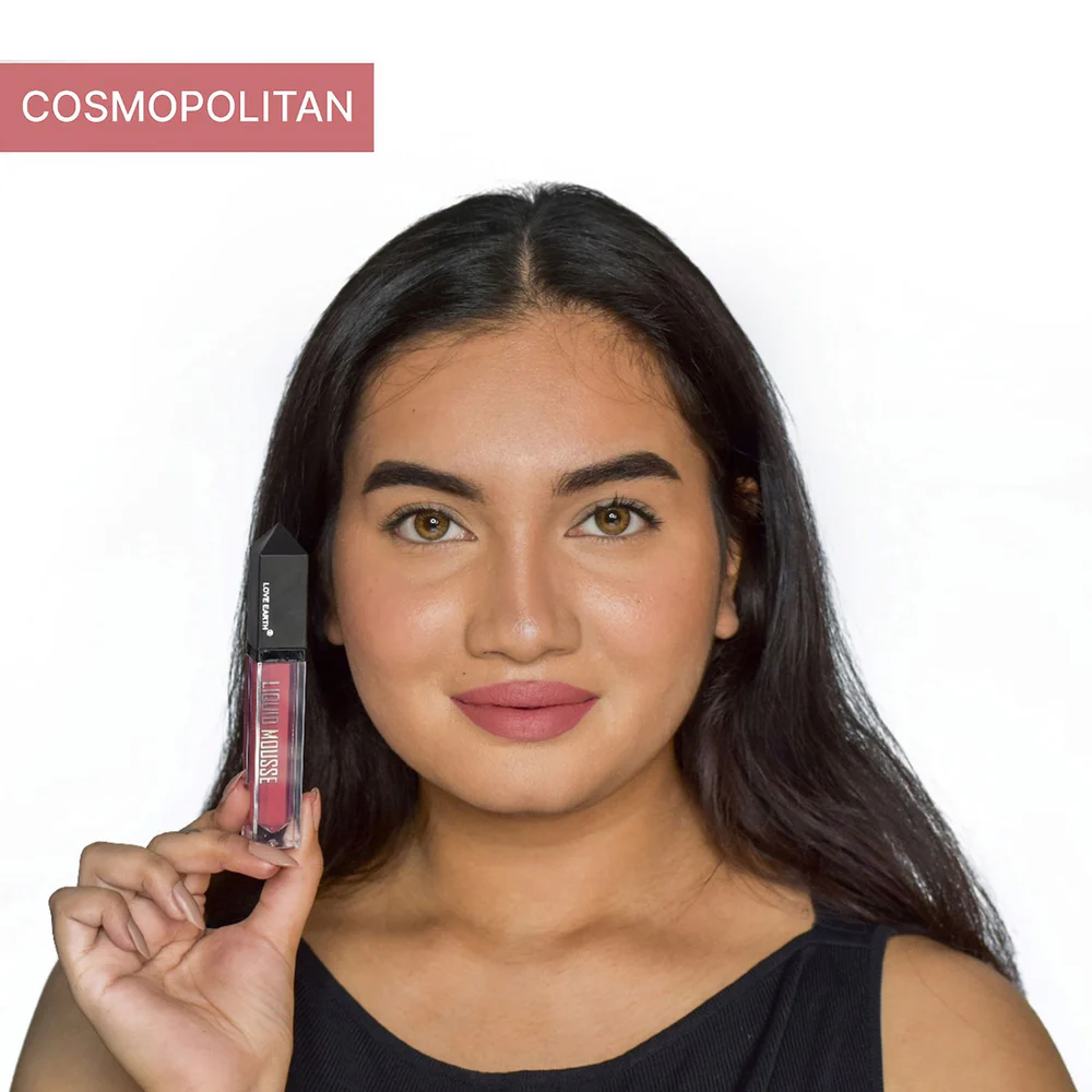Love Earth Liquid Mousse Lipstick 6Ml Color: Cosmopolitan - Image 4