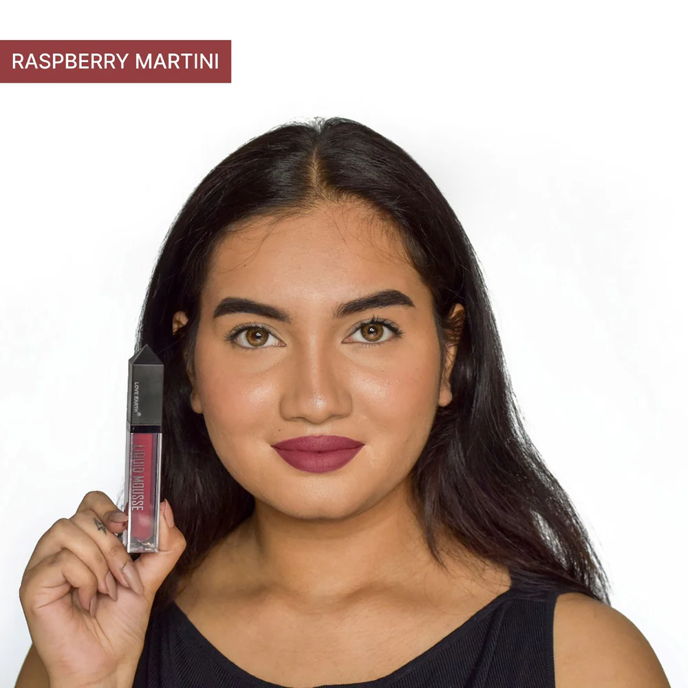 Love Earth Liquid Mousse Lipstick 6Ml Color: Raspberry Martini - Image 4