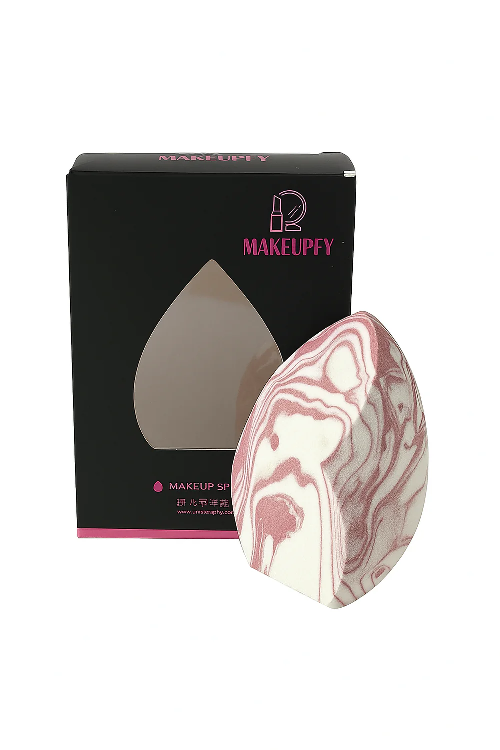 Makeupfy Marble Makeup Sponge – Reusable Beauty Blender for Foundation & Face Makeup