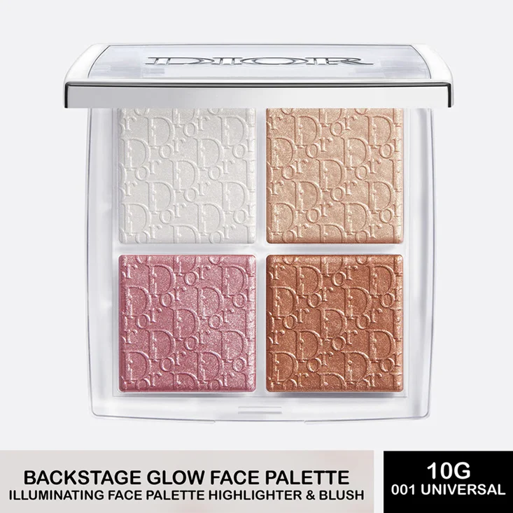 Dior Backstage Glow Illuminating Face Palette Highlighter & Blush 10G universal