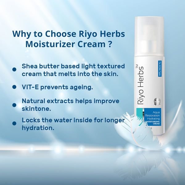 Aqua Restoration Hydrating Moisturizing Cream - Shea Butter , Vitamin-E & Patchouli oil - Image 2