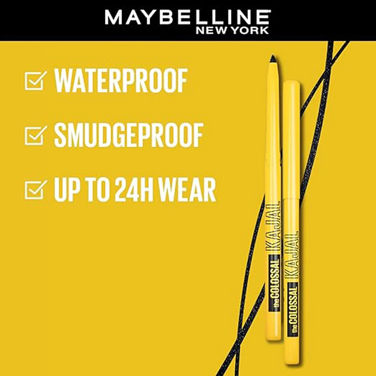 Maybelline Colossal Kajal Deep Black 0.35G - Image 5
