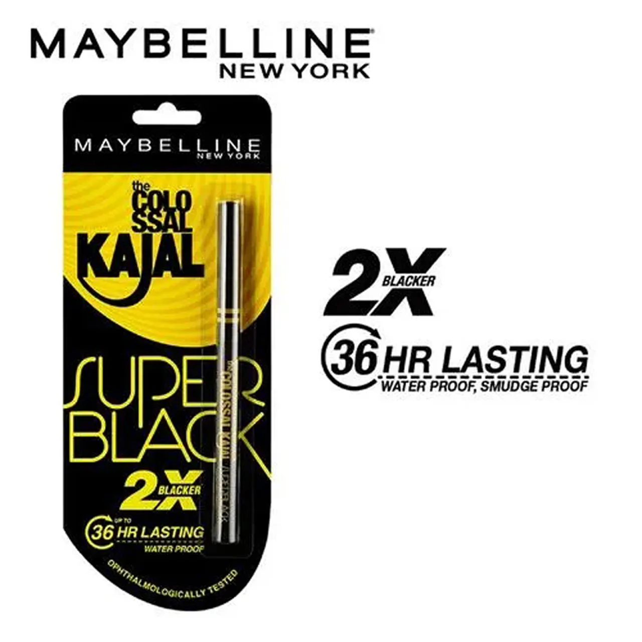 Maybelline Colossal Kajal Super Black 0.35G - Image 3