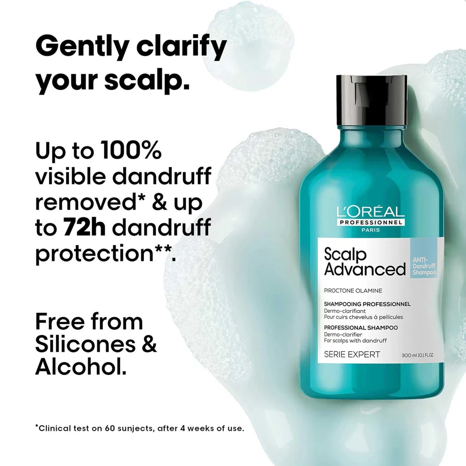 Loreal Scalp Advanced Anti-Dandruff Shampoo 300ml - Image 5