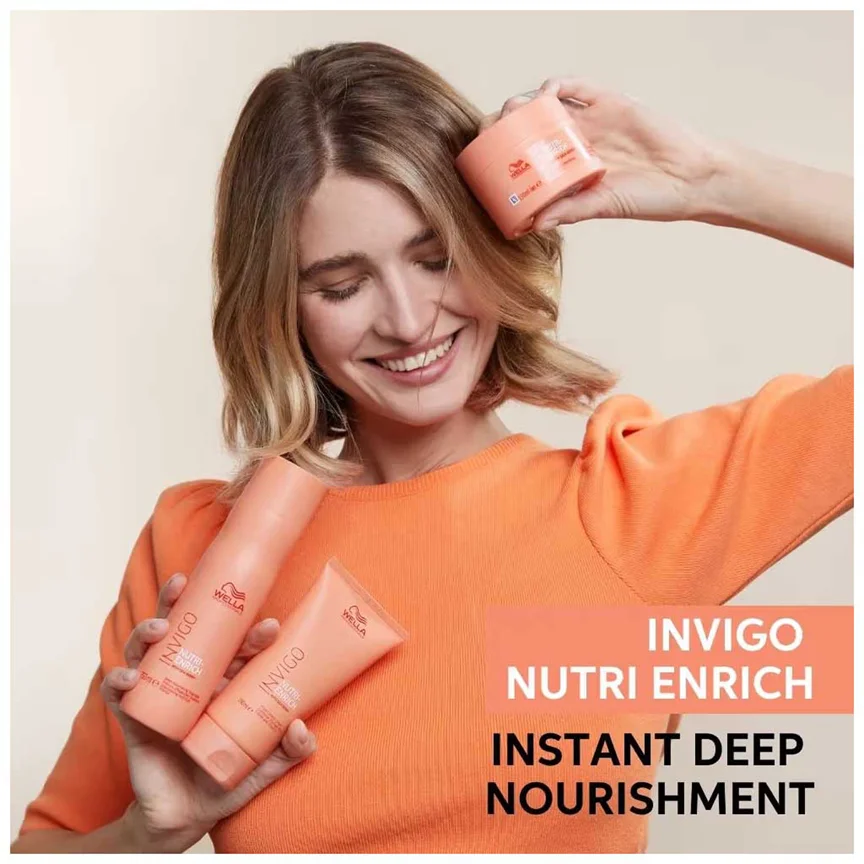 Wella Professionals Invigo Nutri-Enrich Deep Nourishing Masque 150ML - Image 9