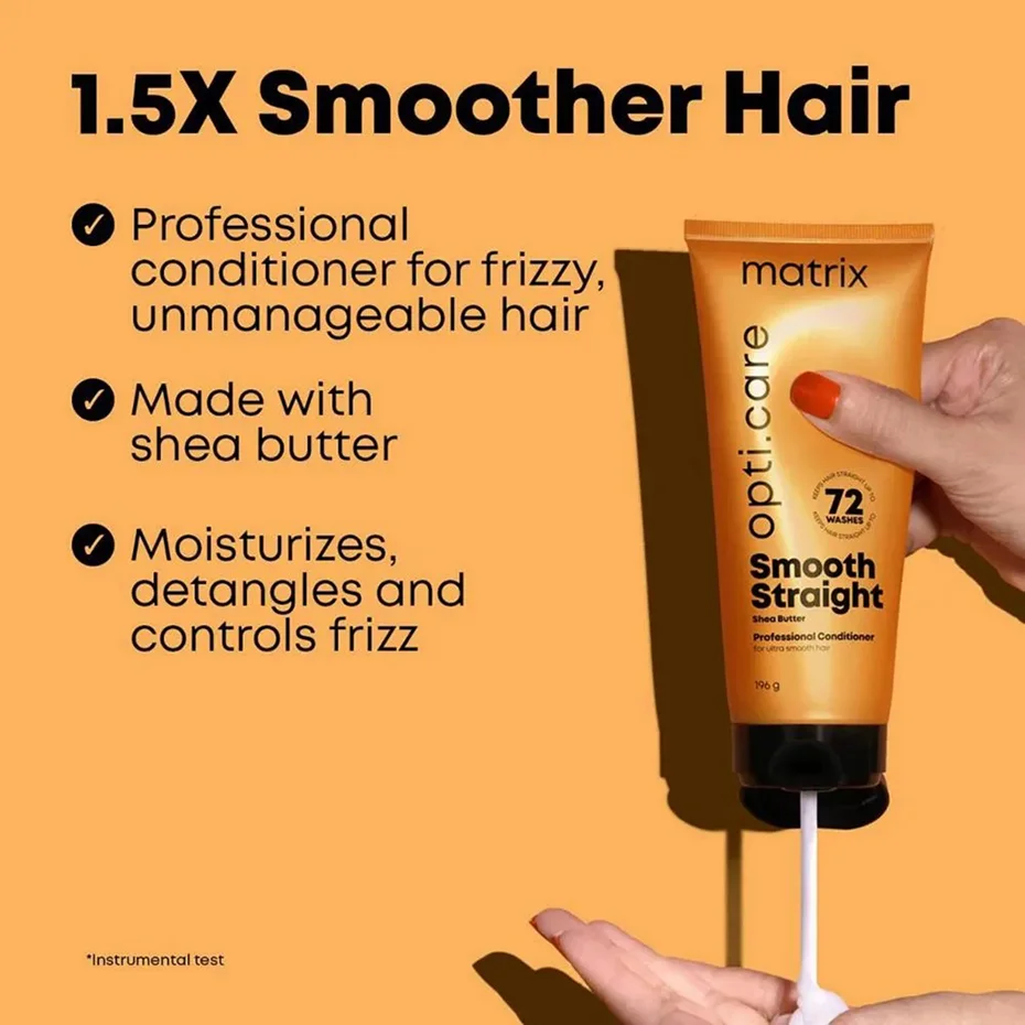 Matrix Opti.Care Smooth Straight Shea Butter Conditioner - Image 3