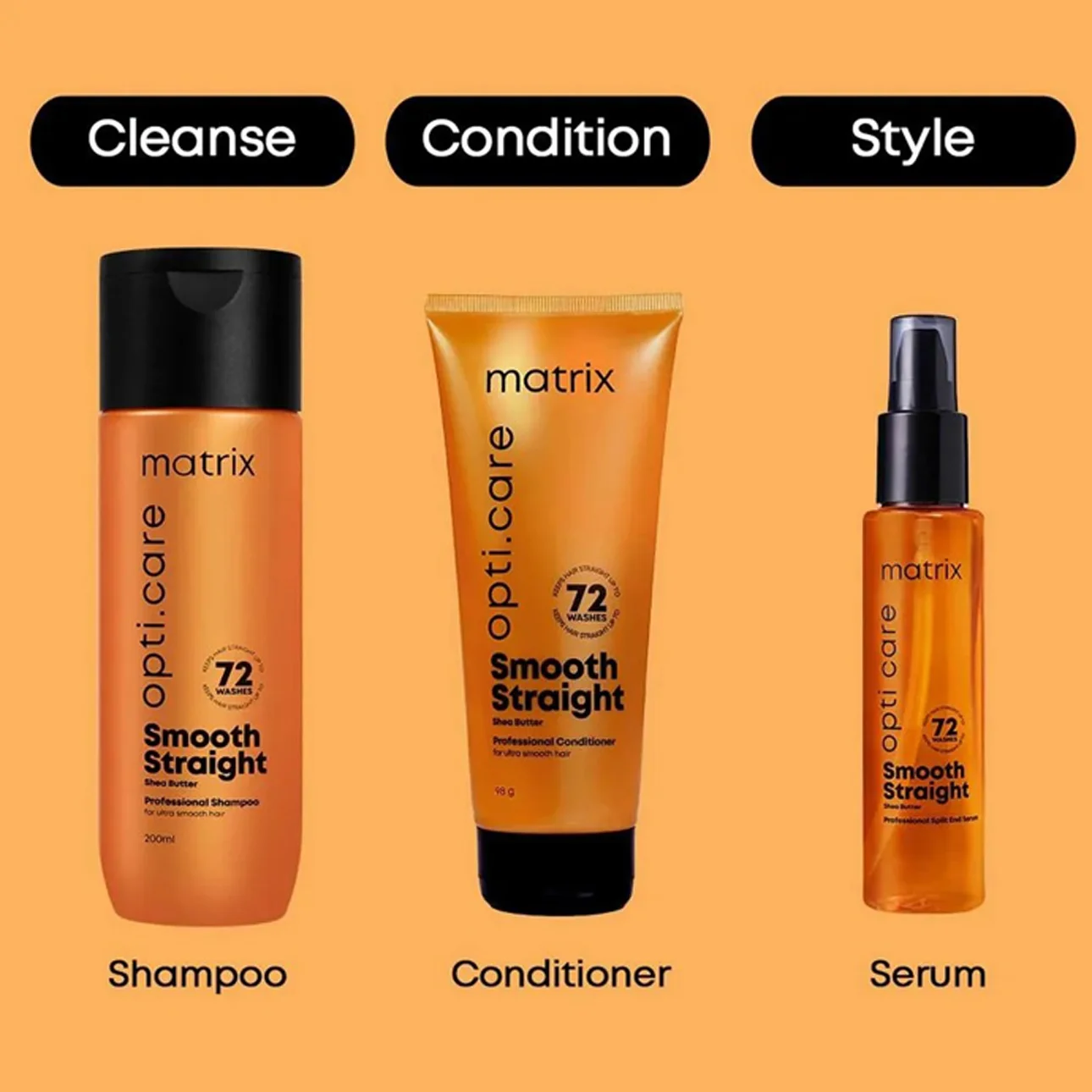Matrix Opti.Care Smooth Straight Shea Butter Conditioner - Image 2