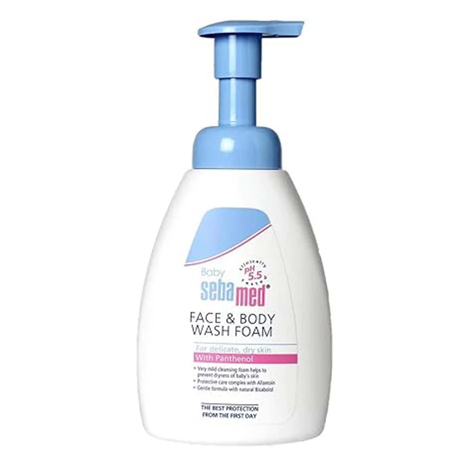 Sebamed Baby Ph 5.5 Face & Body Wash Foam With Panthenol 400Ml