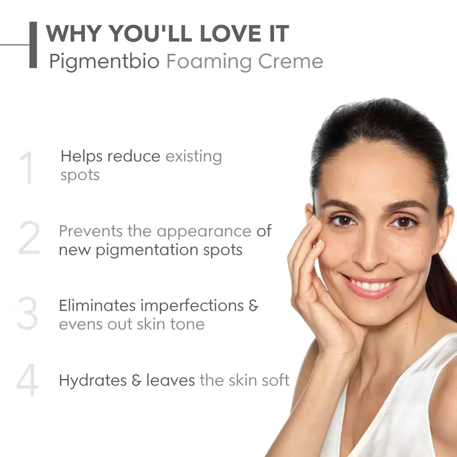 Bioderma Brightening Exfoliating Cleanser Pigmentbio Foaming Cream 200Ml - Image 3