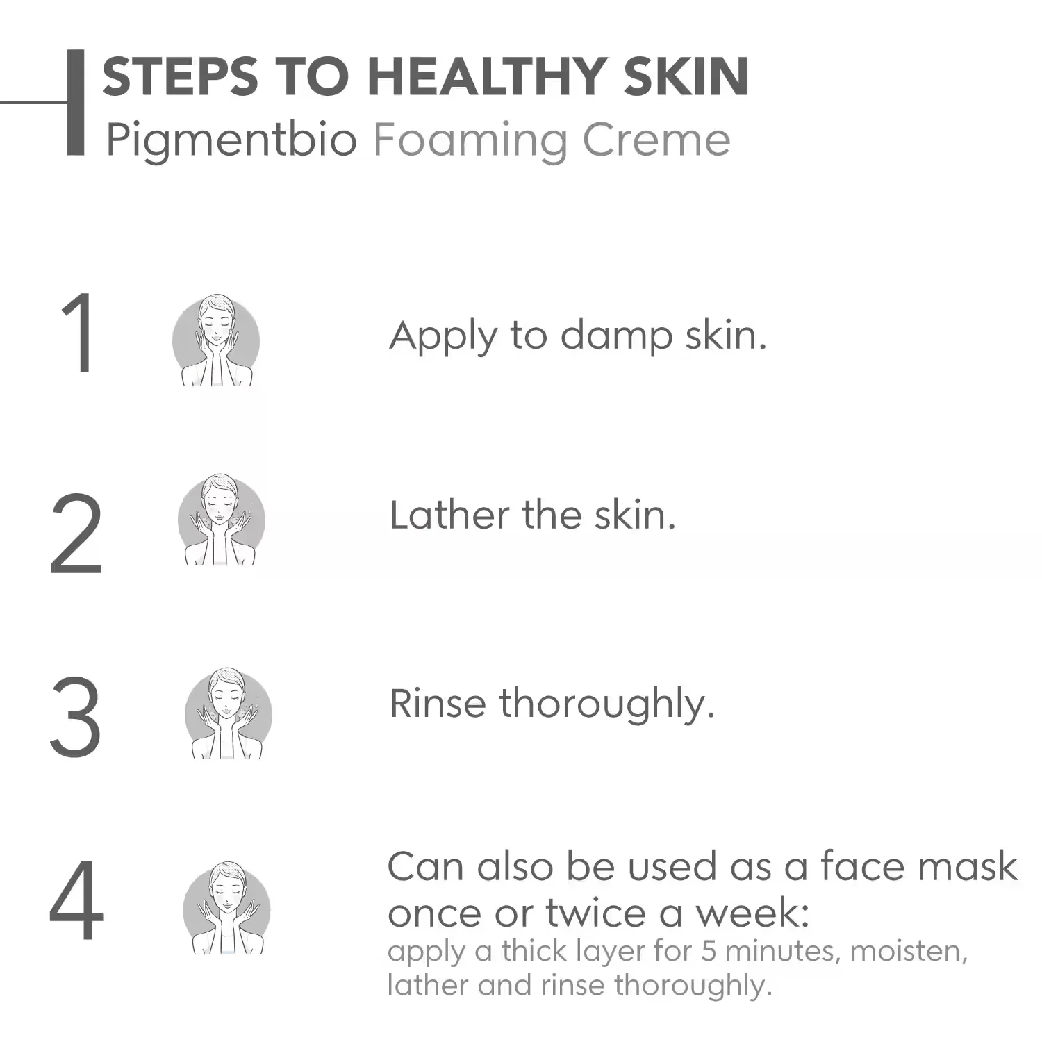 Bioderma Brightening Exfoliating Cleanser Pigmentbio Foaming Cream 200Ml - Image 4