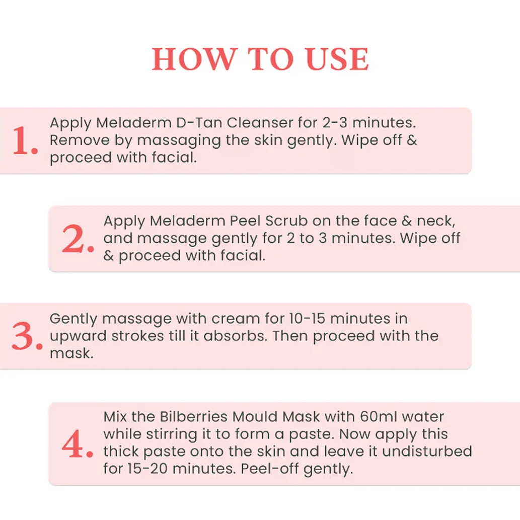 O3+ D-Tan Facial Kit With Peel Off Mask 45G - Image 5