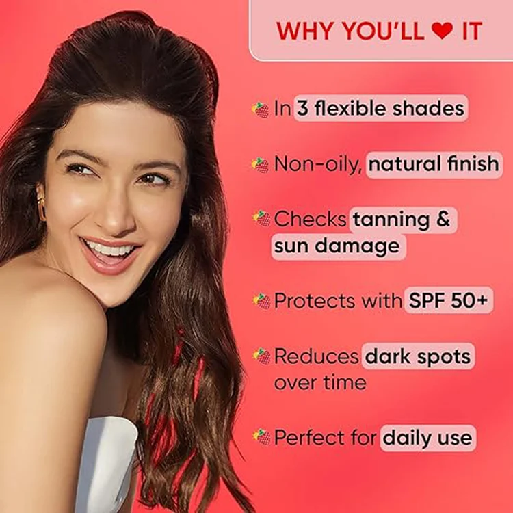 Dot & Key Strawberry Dew Tinted Sunscreen Spf 50+ Pa++++ 50Ml - Image 6