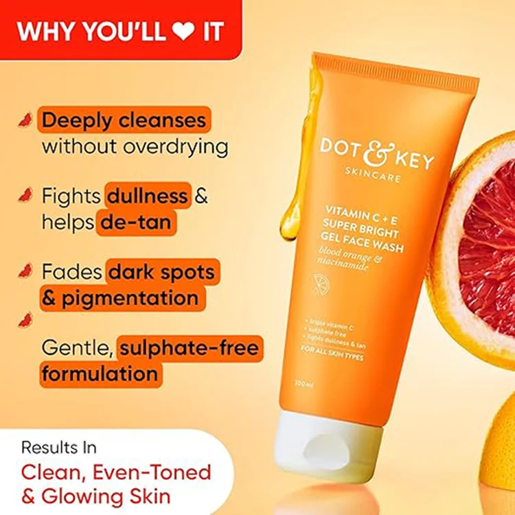 Dot & Key Vitamin C + E Gel Face Wash For Glowing Skin - Image 6