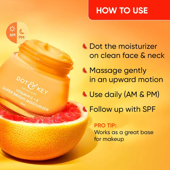 Dot Key Vitamin C E Moisturizer For Glowing Skin 60ml - Image 7