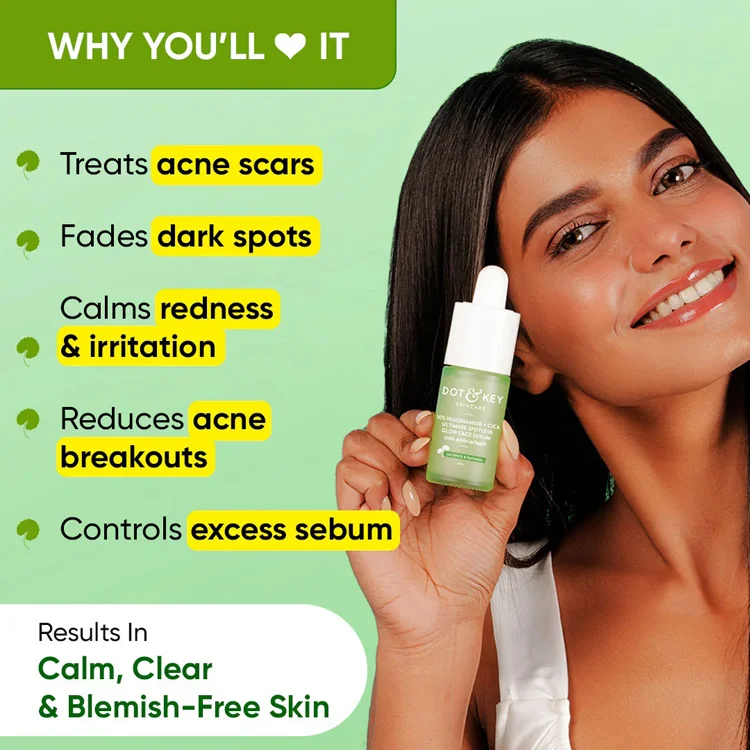 Dot & Key Cica + 10Per Niacinamide Spot Reduction Face Serum 30ml - Image 3