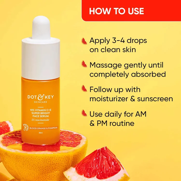 Dot Key 10Per Vitamin C E Face Serum With 5Per Niacinamide - Image 6