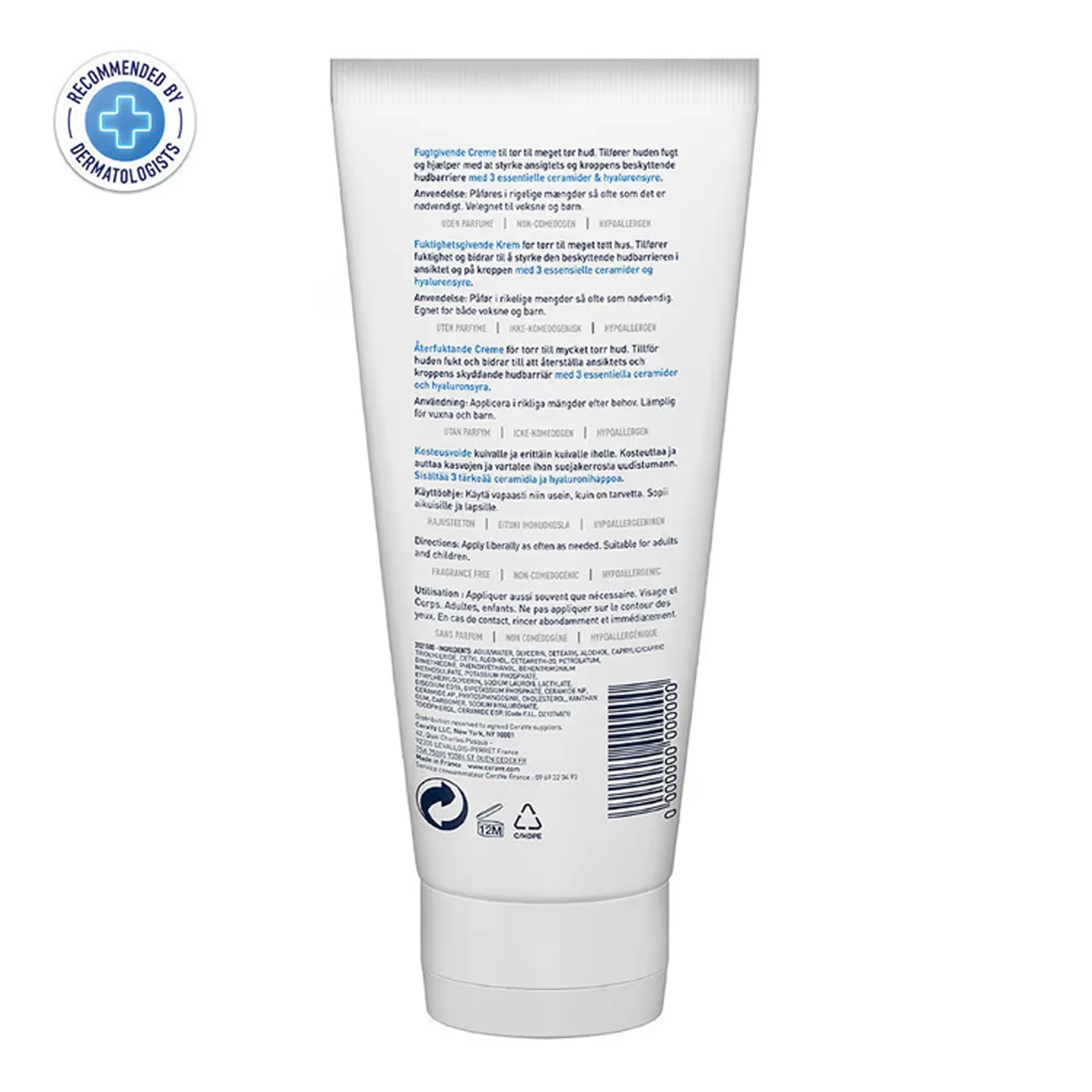 Cerave Moisturising Cream Baume Hydrant For Dry To Very Dry Skin - Image 3