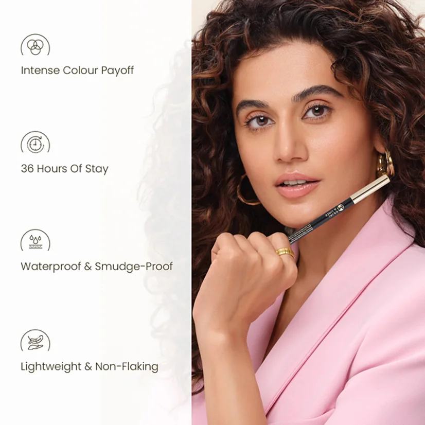 Swiss Beauty 2 In 1 Bold & Black Kajal Liner 1.2g - Image 3