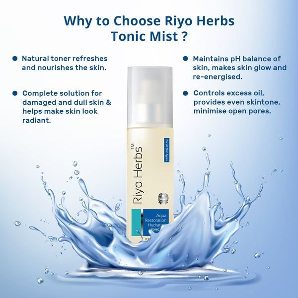 Aqua Restoration Hydrating Tonic Mist for Intense Hydration | Skin Prep Makeup Mist - Image 2