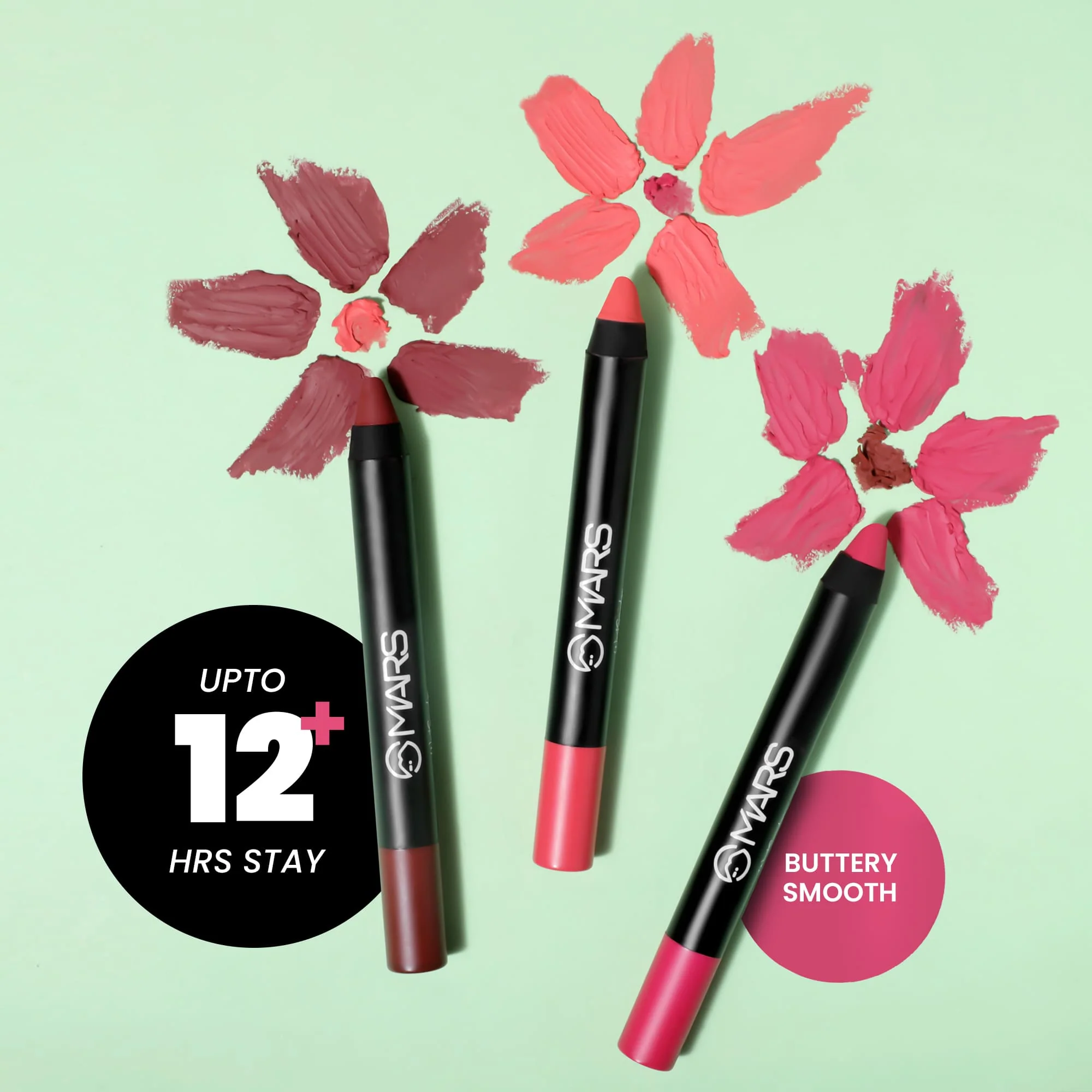 Matte Lip Crayon | Won't Smudge Won't Budge Color: Smile please - Image 3