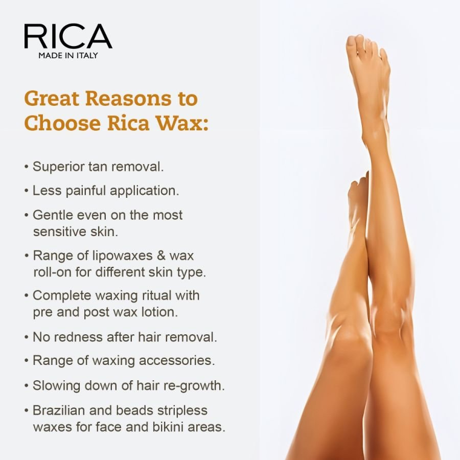 Rica Golden Liposoluble Wax for Men & Women – 800 ml (Pack of 1) | Gentle Hair Removal Wax for Smooth & Radiant Skin, Ideal for All Skin Types - Image 5