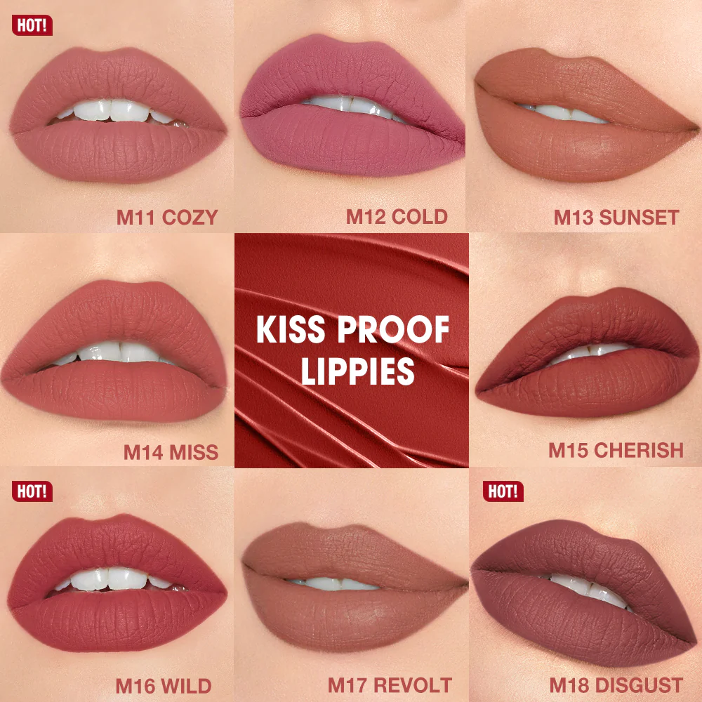 O.TWO.O Matte Finish Waterproof Long Wear Silky Lipstick Hot Sale in US Color – M13 - Image 6