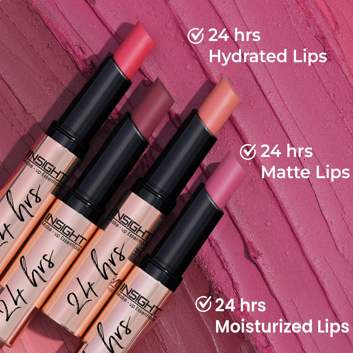 24 Hrs Non Transfer Matte Lipstick Shade: I'm boss - Image 5