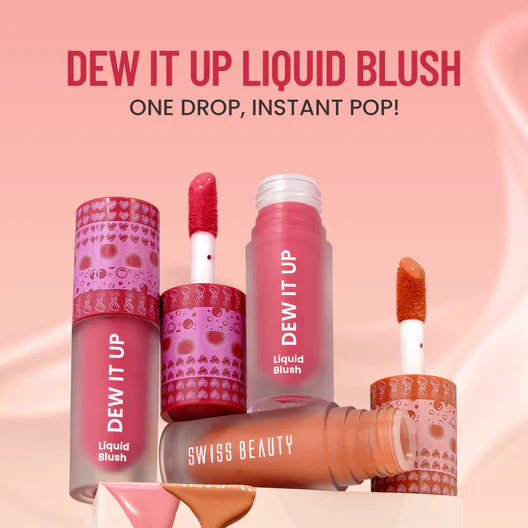 Dew It Up Liquid Blush shade – 01 Peach Fuzz - Image 2