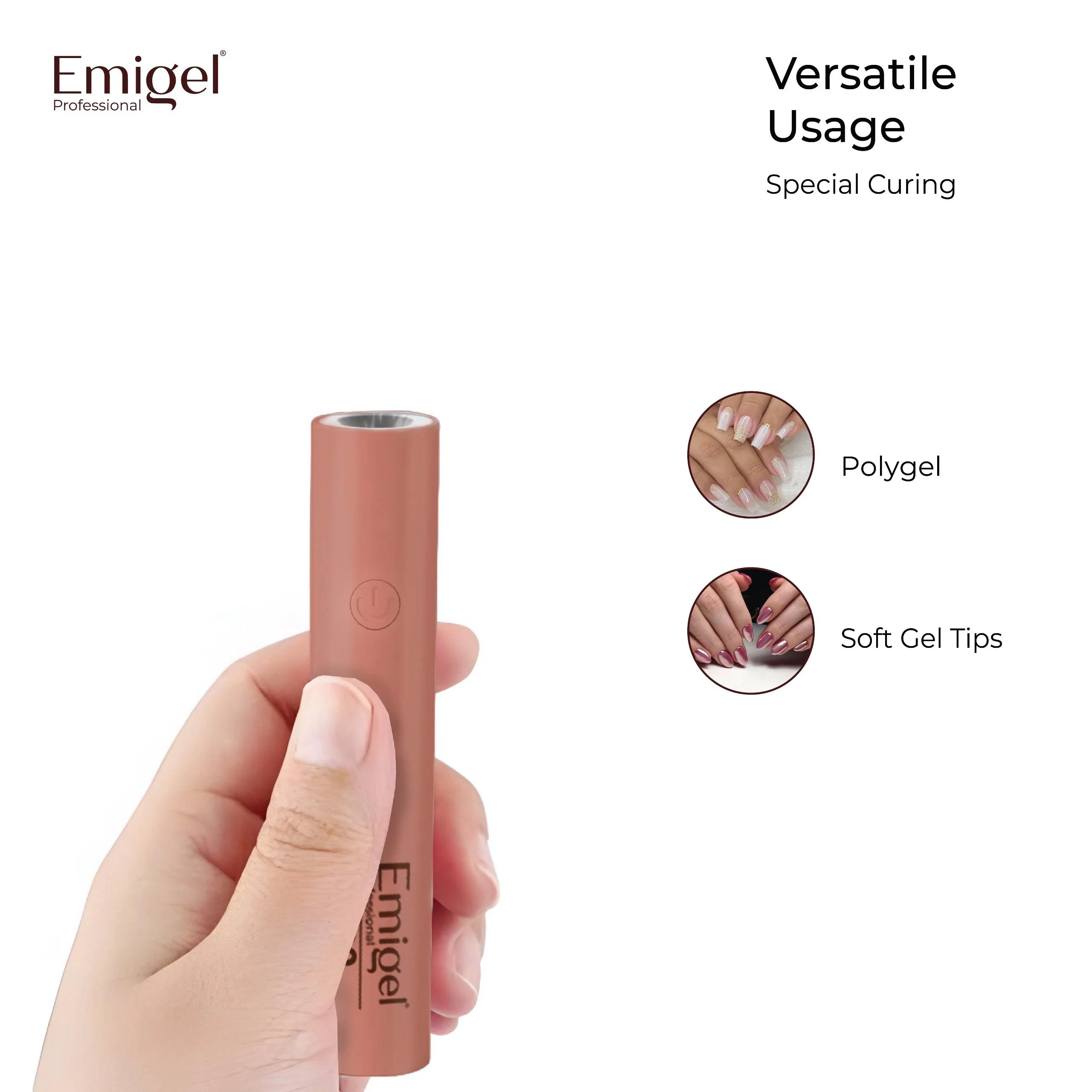 Emigel - UV Lamp (300) - Compact and Powerful Nail Lamp for On-the-Go - Image 4