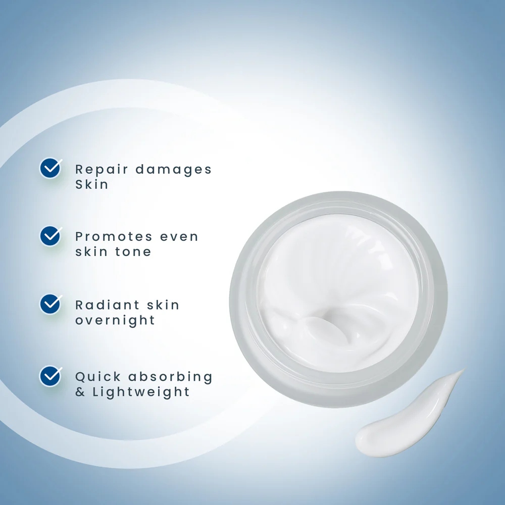 WhiteGlow Skin Brightening & Nourishing Night Cream 40GM - Image 2