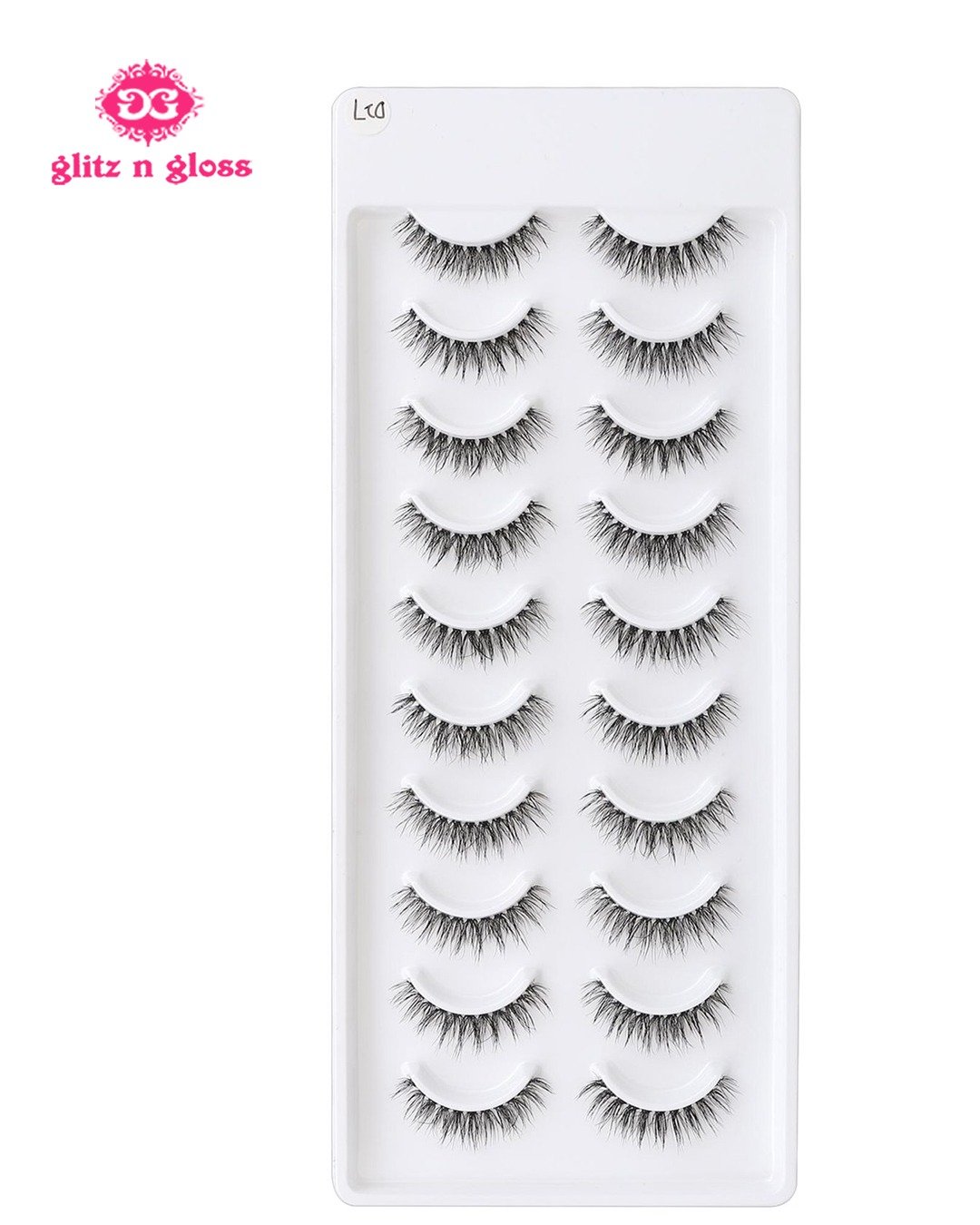 MYSTIQUE HAIR 10 PAIRS EYELASHES - D27