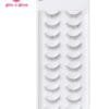 MYSTIQUE HAIR 10 PAIRS EYELASHES - D38
