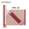 O.TWO.O High Pigment 12 Colors Matte Velvet Lip Gloss Cruelty Free Easy Wearing Nude Liquid Lipstick color #2