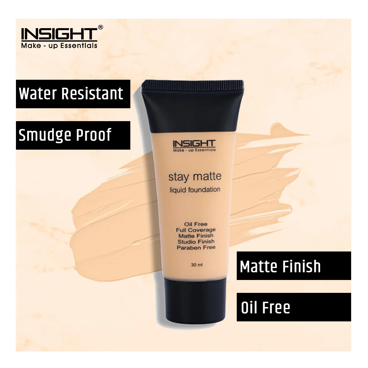 Stay Matte Liquid Foundation Shade: Rose Beige - Image 2