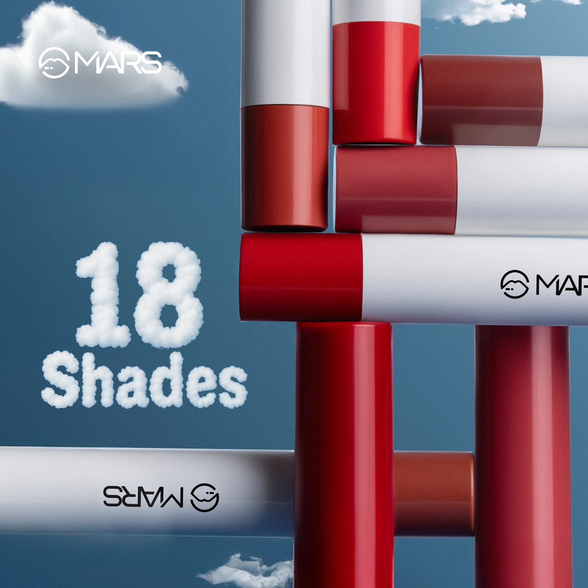 Mars Cloud Kiss | Lip Crayon Color: 18- crimson drift - Image 5