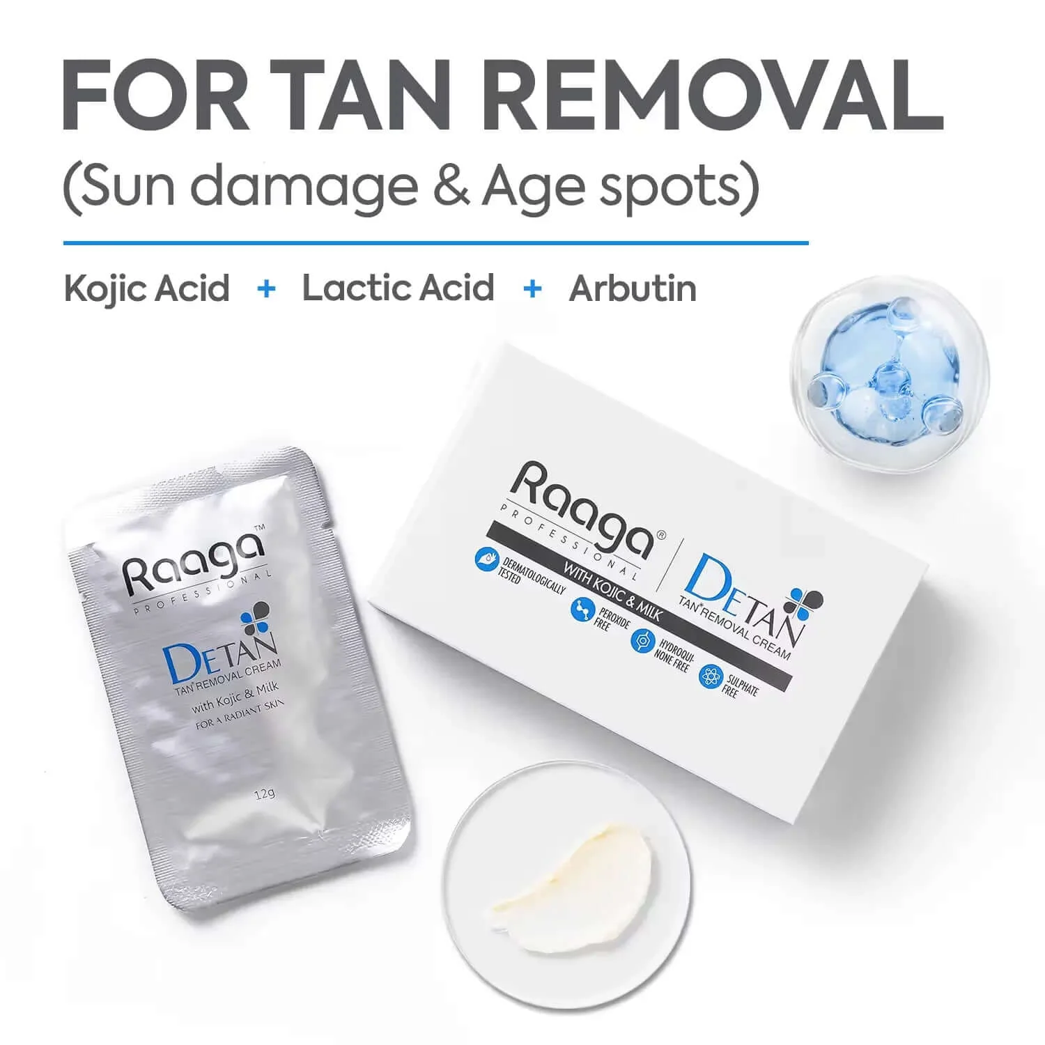 De-Tan Pack | Best Face & Full Body Tan Removal Cream | Anti tan Cream – 72g - Image 2