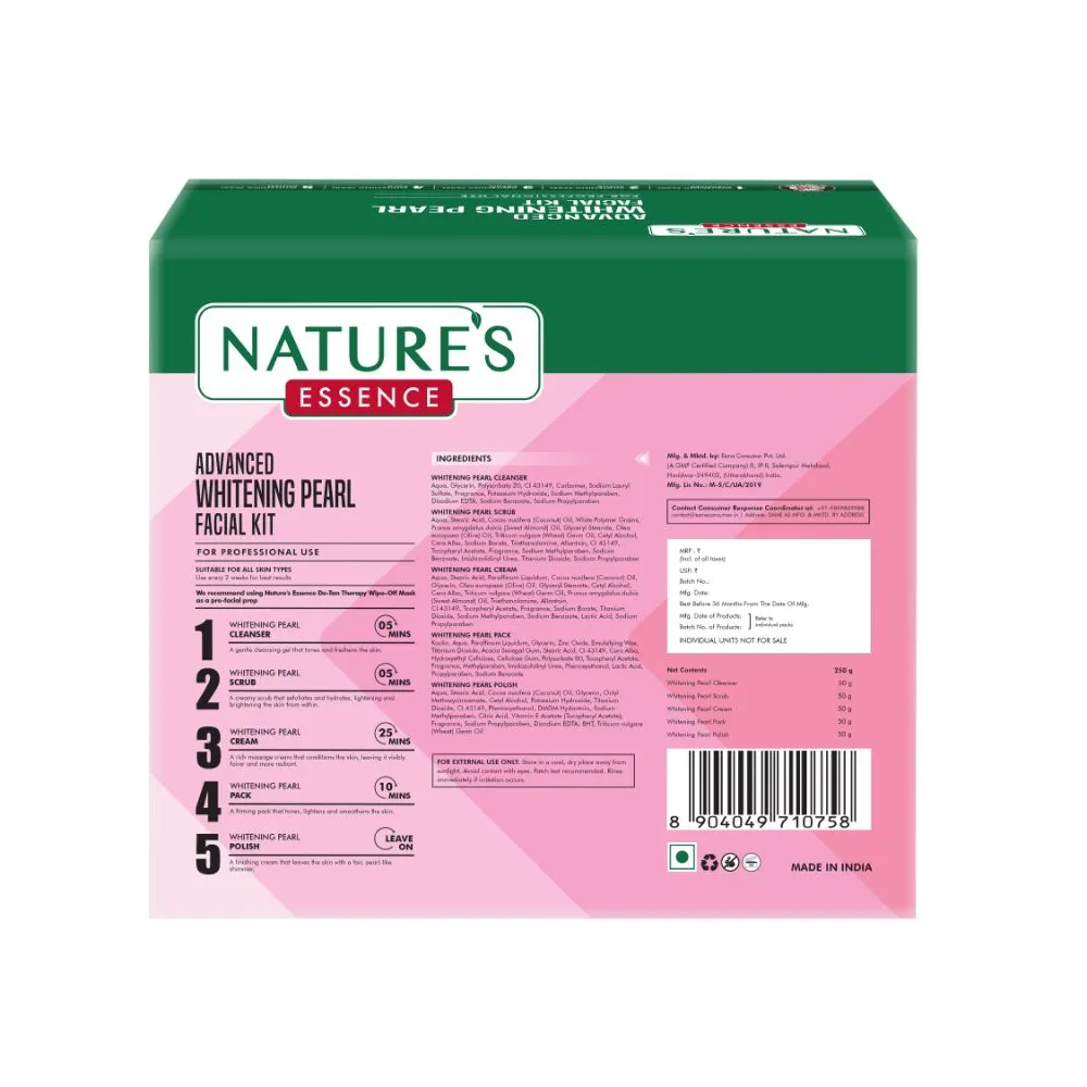 Nature's Essence Whitening Pearl Facial Kit (250 gm ) - Image 2