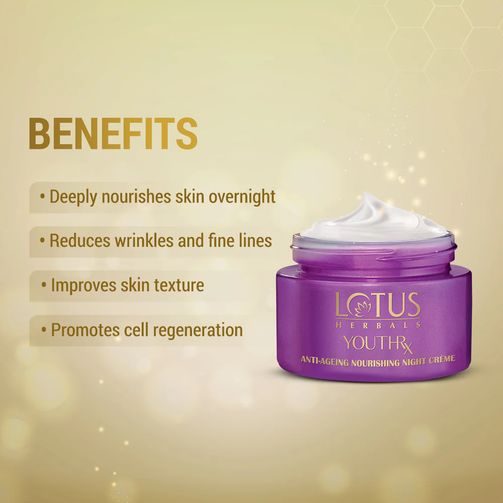 YouthRx Anti Ageing Nourishing Night Cream 50gm - Image 6