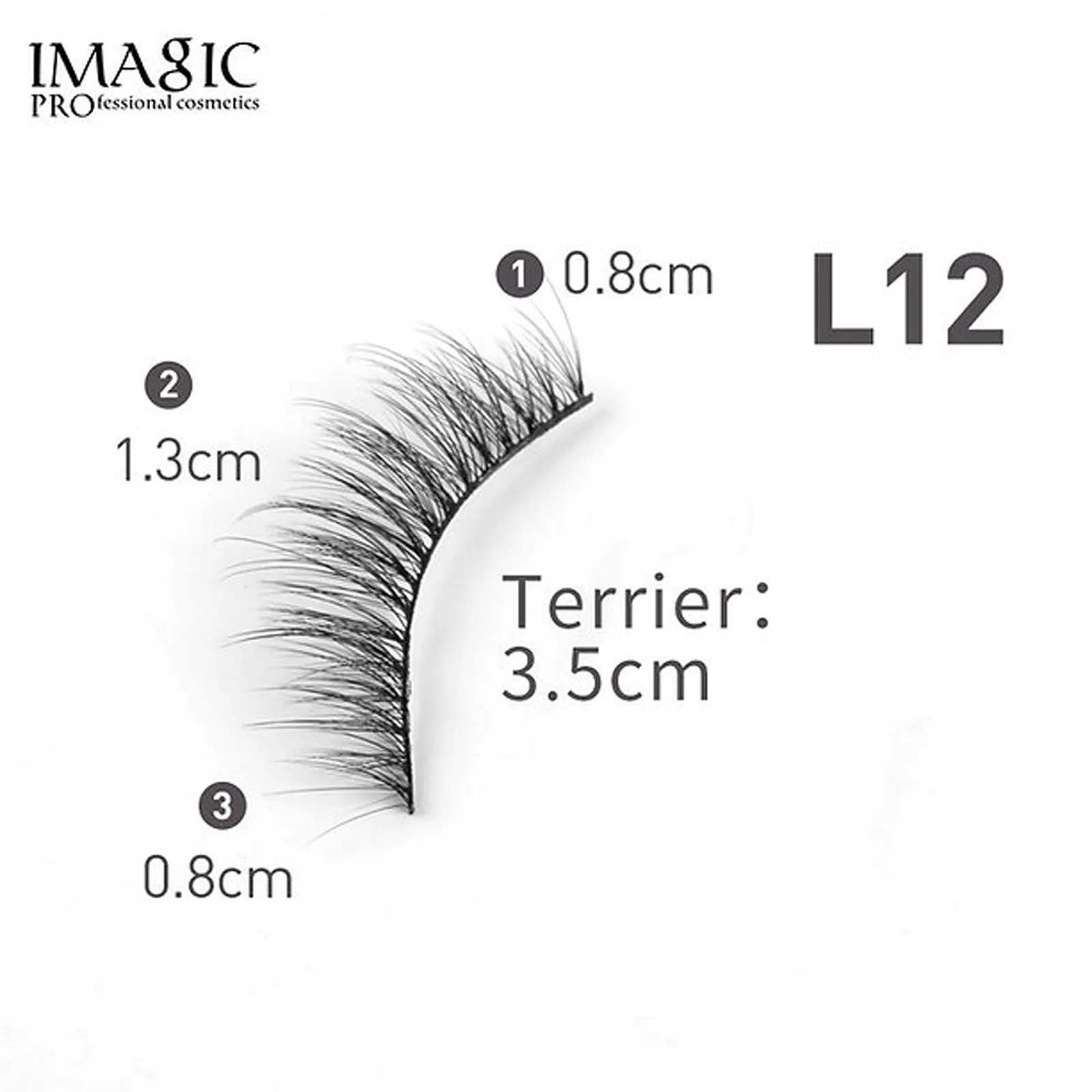 IMAGIC PROfessional 3D Fake Eyelashes L12 - Image 2
