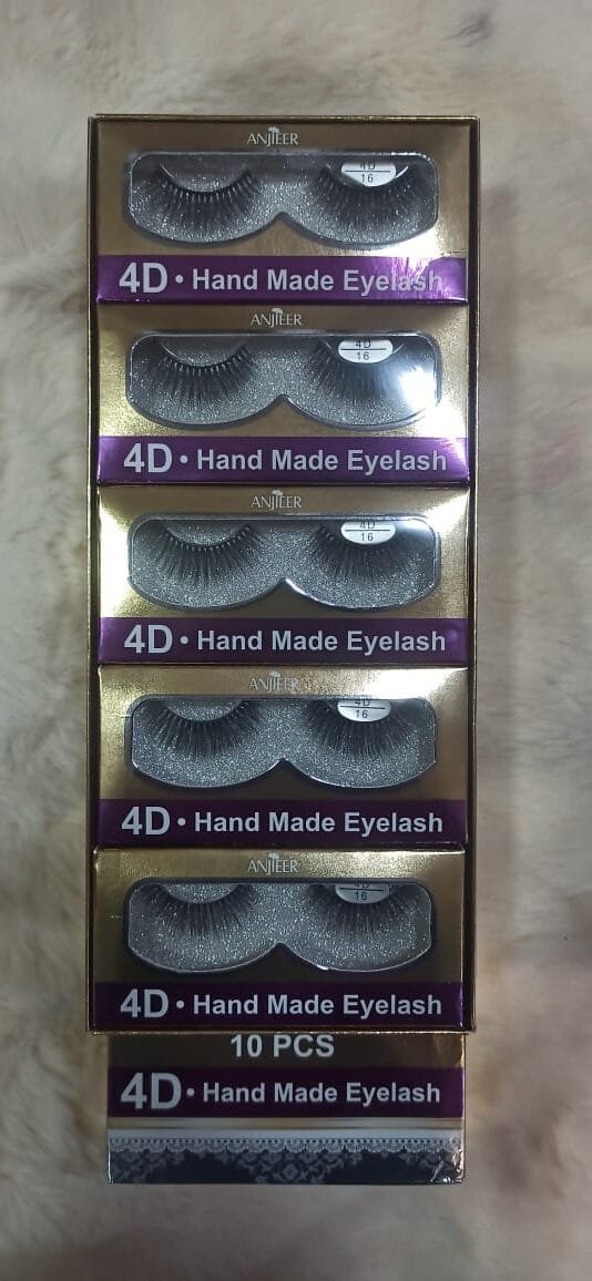 Anjeer 4D Hnad Made Eyelashes 10PCS BOX D4/16