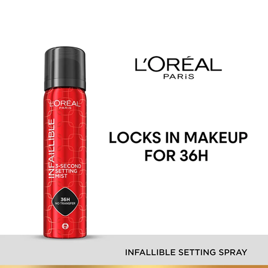 Loreal Paris Infaillible 3-Second Setting Mist 75Ml - Image 5